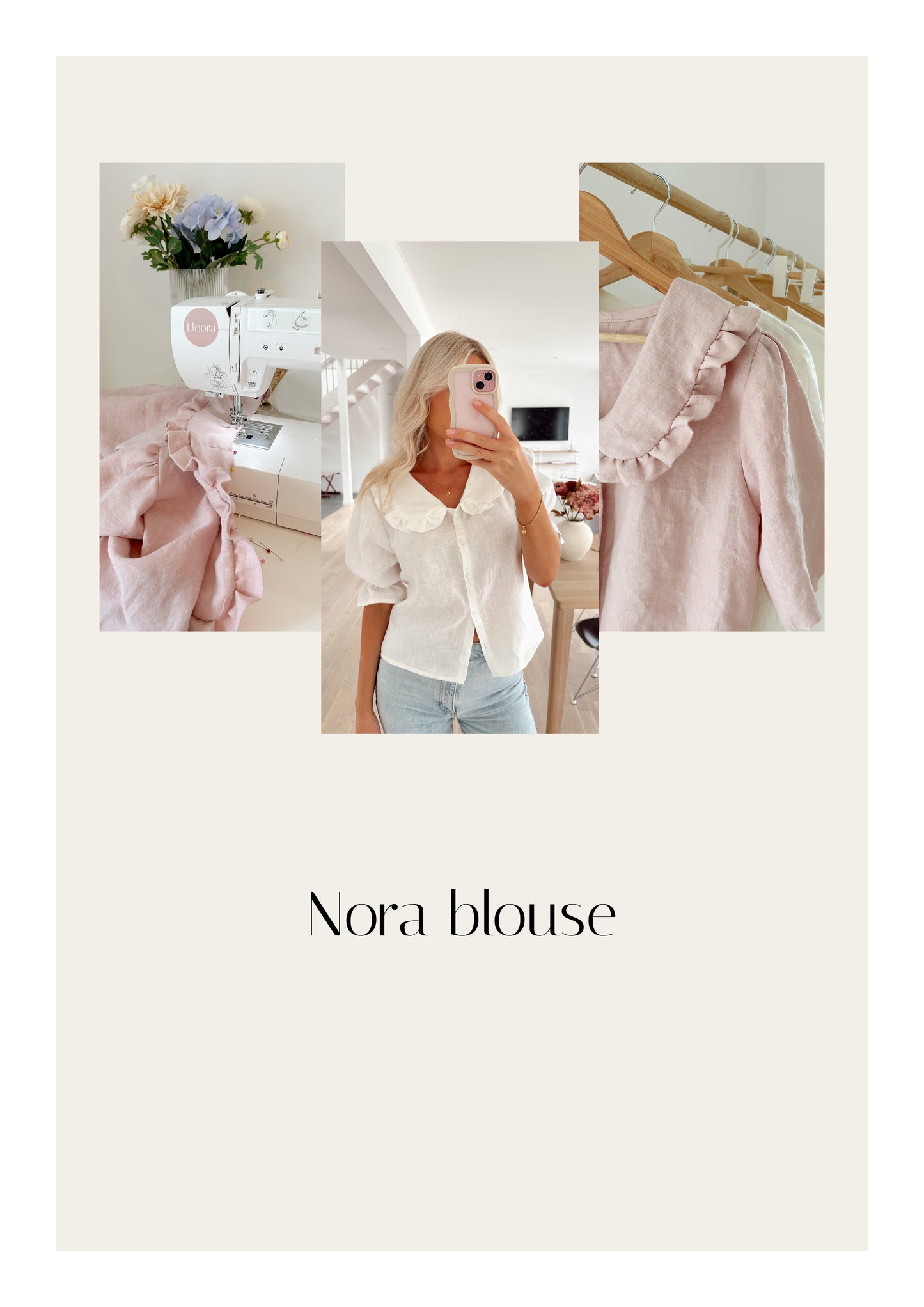 Nora blouse - digital sewing pattern